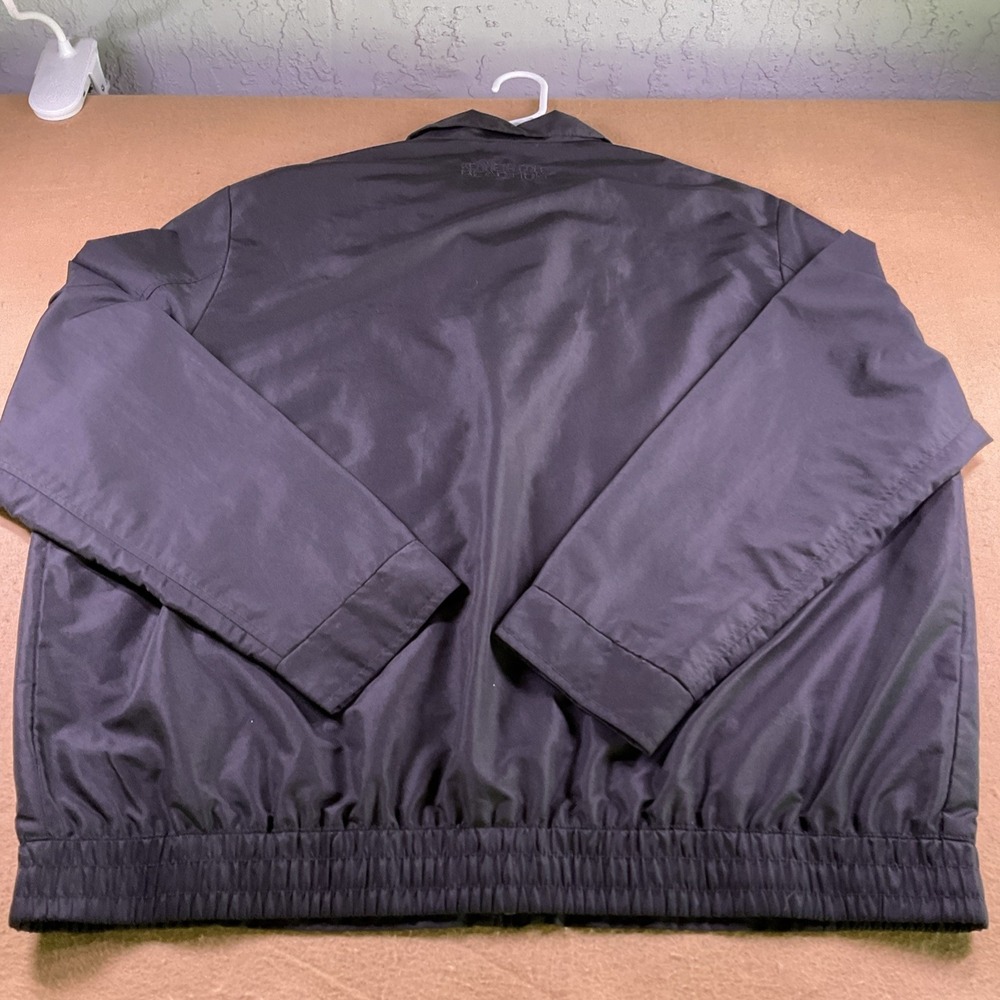 Kenneth Cole Reaction Mens XXL Black Full Zip Mesh Lined Windbreaker Jacket - Picture 9 of 12